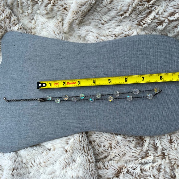 Y2K Crystal Necklace with Extender - Picture 2 of 5